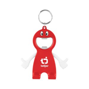 Stand Up Bottle Opener Keychain