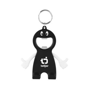 Stand Up Bottle Opener Keychain