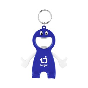Stand Up Bottle Opener Keychain