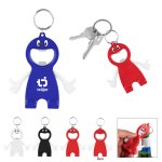 Stand Up Bottle Opener Keychain