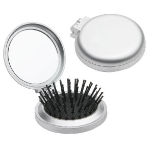 City Round Travel Mirror Brush
