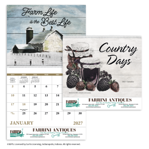 Country Days - Spiral Calendar