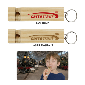 All Aboard Train Whistle Keychain