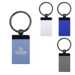 Velvet Soft-Touch Split Ring Keychain