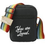 Color Cascade Eco Rainbow Crossbody Tote