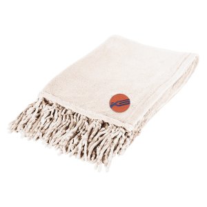 Fringed Chenille Throw Blanket 62"x48"