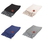 Fringed Chenille Throw Blanket 62"x48"