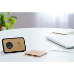 Twin Port Bamboo Charging Pad