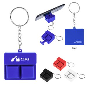 Stress Clicker Keychain and Phone Stand