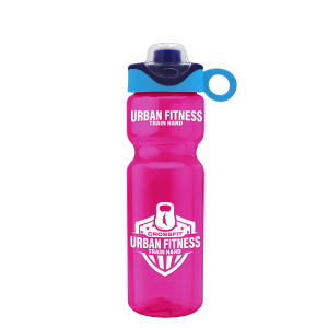 Adventurer Bottle with Two-Tone Drink-Thru Lid with Silicone Loop - 28 oz.