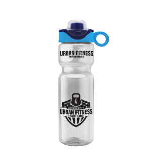 Adventurer Bottle with Two-Tone Drink-Thru Lid with Silicone Loop - 28 oz.