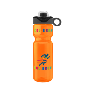 Adventurer Bottle with Two-Tone Drink-Thru Lid with Silicone Loop - 28 oz.