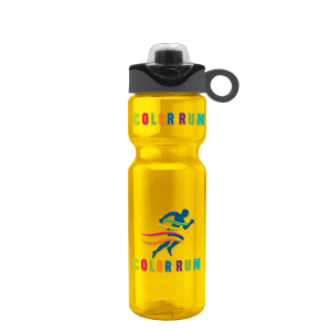 Adventurer Bottle with Two-Tone Drink-Thru Lid with Silicone Loop - 28 oz.
