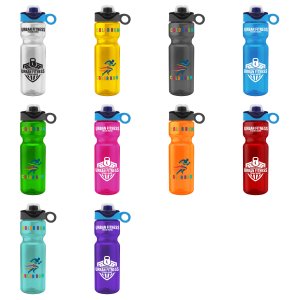 Adventurer Bottle with Two-Tone Drink-Thru Lid with Silicone Loop - 28 oz.