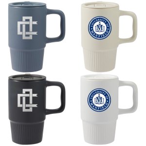Morning Stripe 13oz Mug with Lid