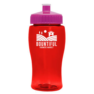 Jr. Crystal Color Bottle with Push-Pull Lid - 18 oz.