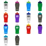 Jr. Crystal Color Bottle with Push-Pull Lid - 18 oz.