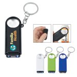 Double LED Magnifier Key Chain
