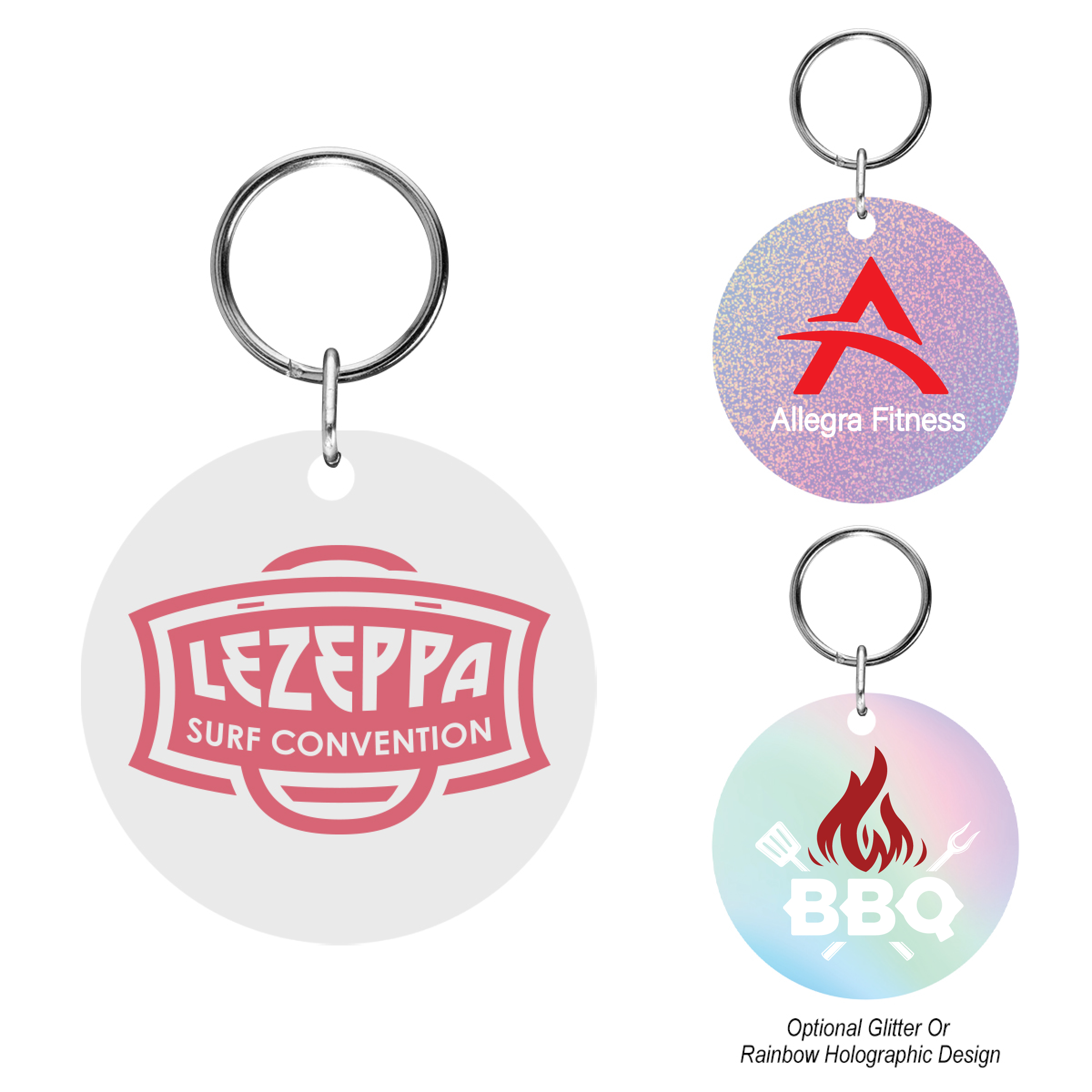 Circle Acrylic Key Tag