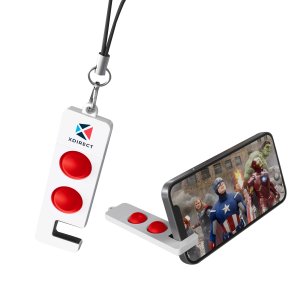 Pop Bubble Buddy Phone Stand Keychain
