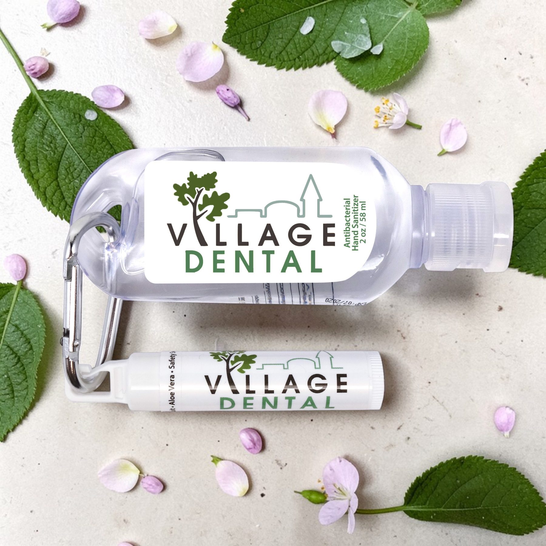 2 oz Hand Sanitizer with Lip Balm