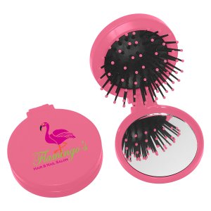 On-the-Go Brush and Mirror Duo