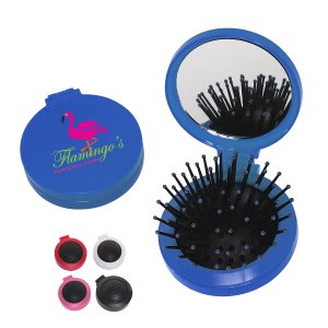 On-the-Go Brush and Mirror Duo