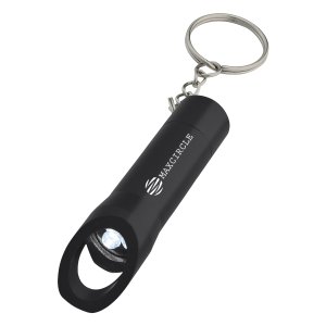 Aluminum 3-LED Flashlight Keychain