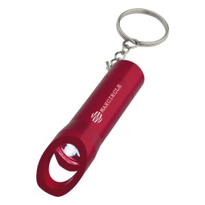 Aluminum 3-LED Flashlight Keychain
