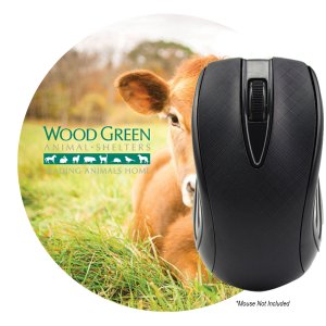 Mouse Pad Roundup Microfiber 5 Inch