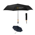 Pocket Umbrella with Bamboo Grip