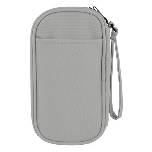Pocketed Leatherette Tech Organizer