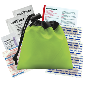 On-the-Go First Aid Cinch Bag - 11 Piece