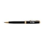 Black Matte - Gold Trim