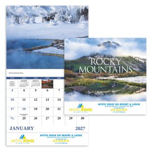 Rocky Mountains - Stapled Calendar