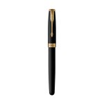 Black Matte - Gold Trim