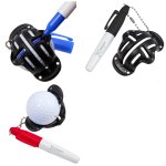 Pocket Golf Ball Marker and Stencil