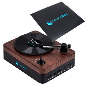 Spin & Sound Bluetooth Record Player Speaker