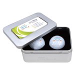Titleist 2-Ball Business Card Tin Pro V1