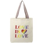 Rainbow Handle Recycled Cotton Tote