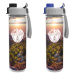 Frost Flow Insulated Bottle with Quick-Snap Lid and Full-Color Paper Insert - 16 oz.