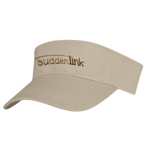 Sunny Streak Cotton Twill Visor