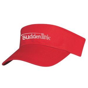 Sunny Streak Cotton Twill Visor