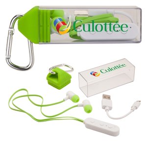 Wireless Comet Earbuds with Carabiner