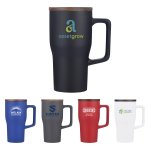 Mug & Lid Combo: Wood-Topper 18 oz
