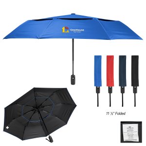 Wind-Resistant Double Layer Recycled Umbrella