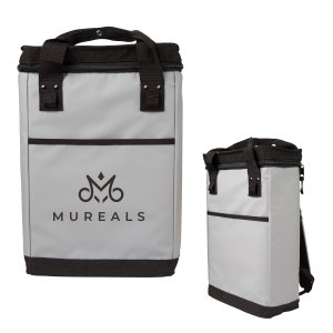 24-Can Tarpaulin Cooler Backpack