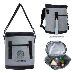 Heathered 20-Can Cooler Backpack