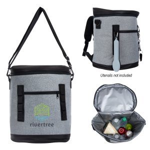 Heathered 20-Can Cooler Backpack