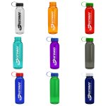 Grip Flats Tritan Bottle with Tethered Lid - 24 oz.